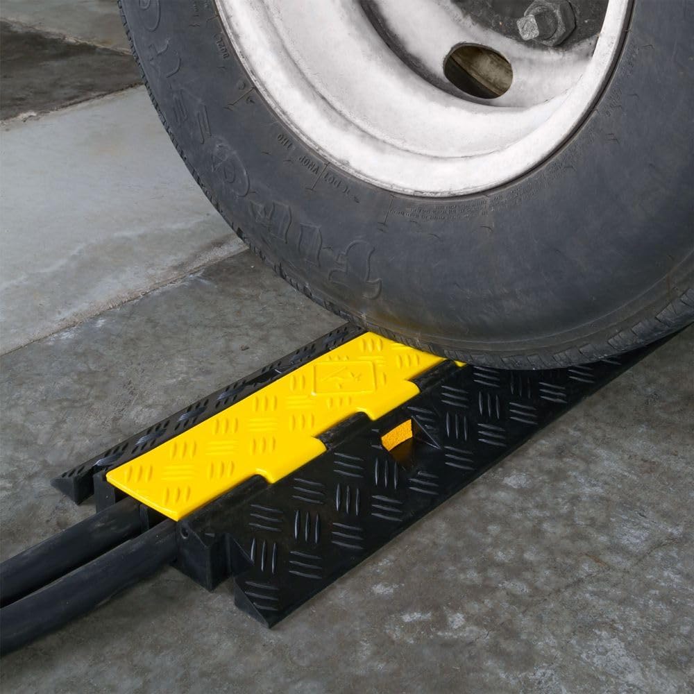 2-Channel Cable Protector Drop-Over Modular Straight Section