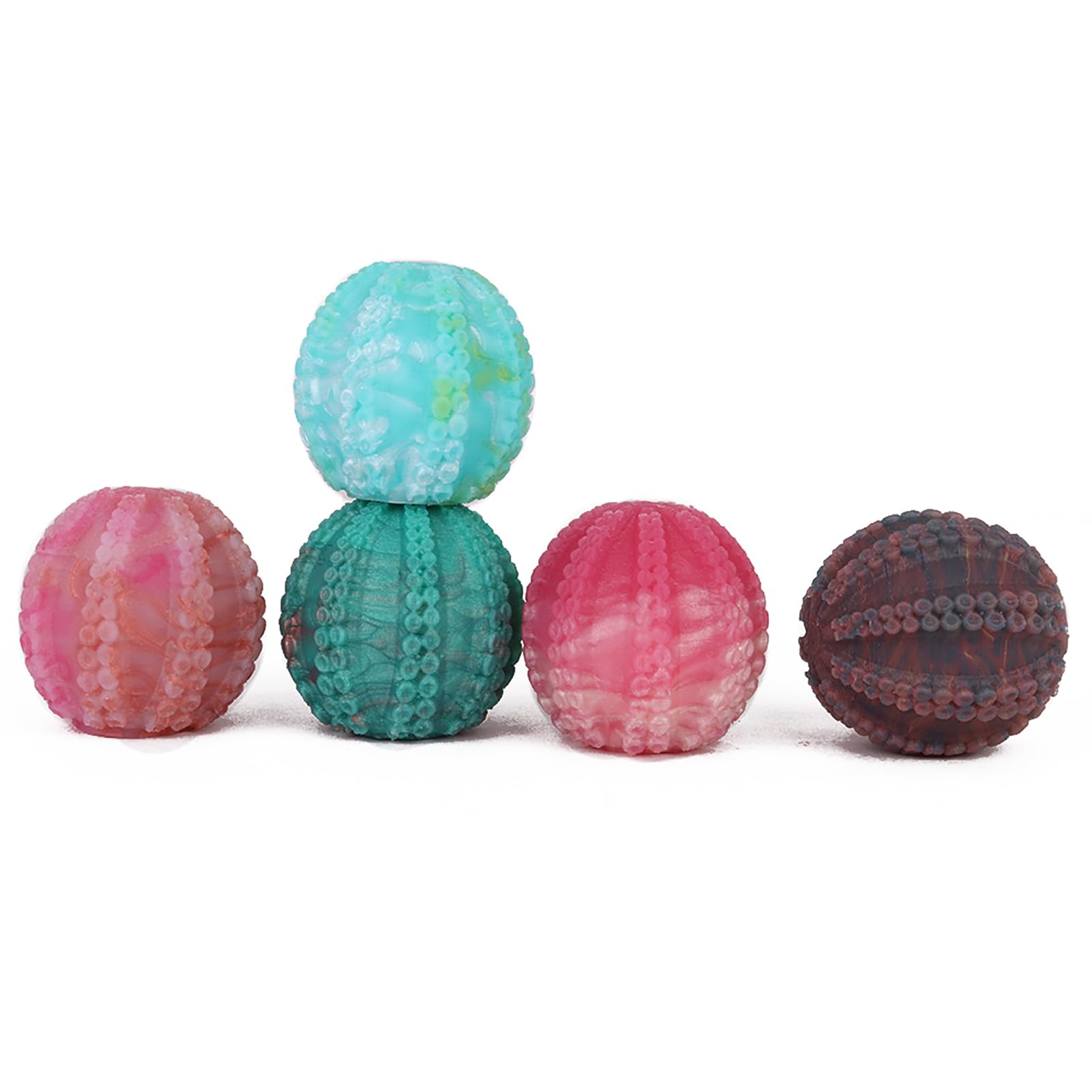 HXLXW Liebeskugeln Alien-Sporen Eier für Ovipositoren Durchmesser 4,7 cm x Länge 4,7 cm,Vaginal-Anal-Stimulator-Perlen, Vagina schrumpfendes Sexspielzeug Sexspielzeug(5pcs)
