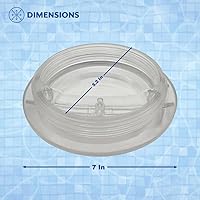 Vista 2 de Poolzilla SPX3100D - Tapa de repuesto para bomba de piscina Hayward Super II Series SP3000, modelos SP3007, SP3010, incluye junta tórica, tapa