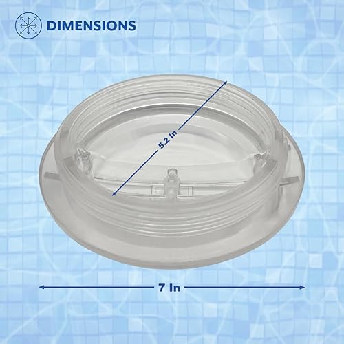 Miniatura 2 de Poolzilla SPX3100D - Tapa de repuesto para bomba de piscina Hayward Super II Series SP3000, modelos SP3007, SP3010, incluye junta tórica, tapa de