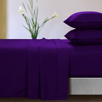 Tribeca Living Queen Microfiber Sheet Set, Fig