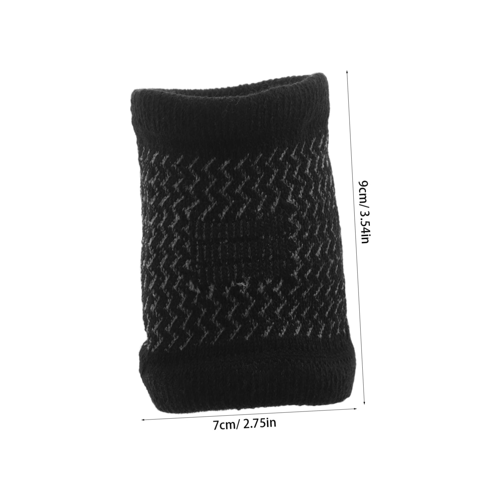 Hemoton 1Pair Breathable Ankle Protector Sleeve Unisex Compression Support for Sports Yoga Skateboarding and Dance Cotton Padded Design for Men and Women Versatile Black Ankle Guard