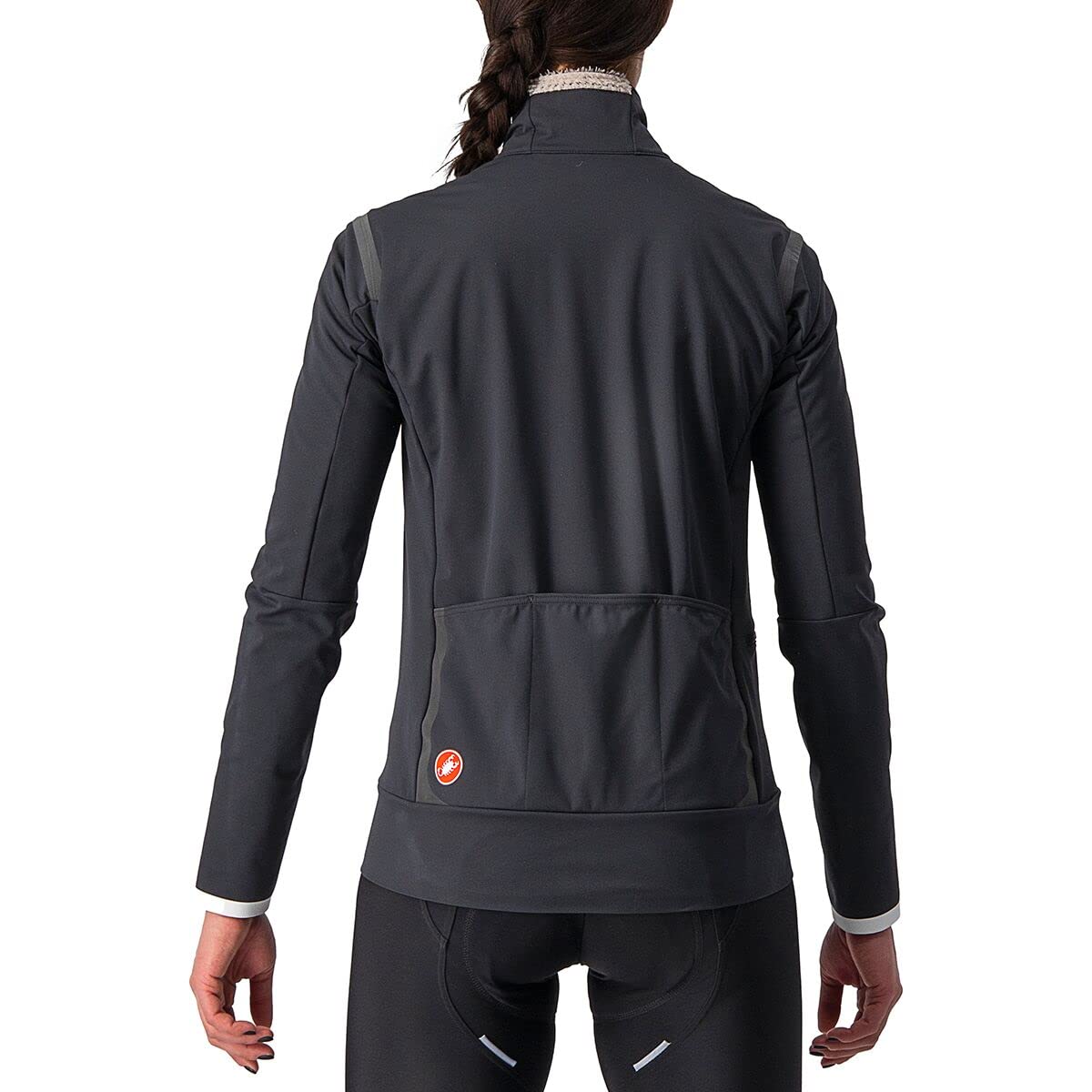 Castelli Alpha Ultimate Insulated Jacket - Women's Light Black/White, L