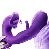 2025 Upgraded Version Two Headed Womens Toys Waterproof Silent 7 Powerful Modes of Adult Tool for Women Suitable Realistic Toy Travle Essentials for Lady Couple Partners (Purple)