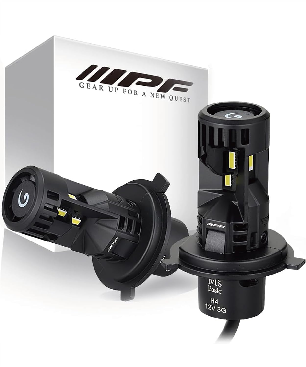 M's Basic by IPF ヘッドライト LED 車用AMZ-HL541 Amazon | M's Basic by IPF ヘッドライト LED H4 6500K 5500lm/4800lm