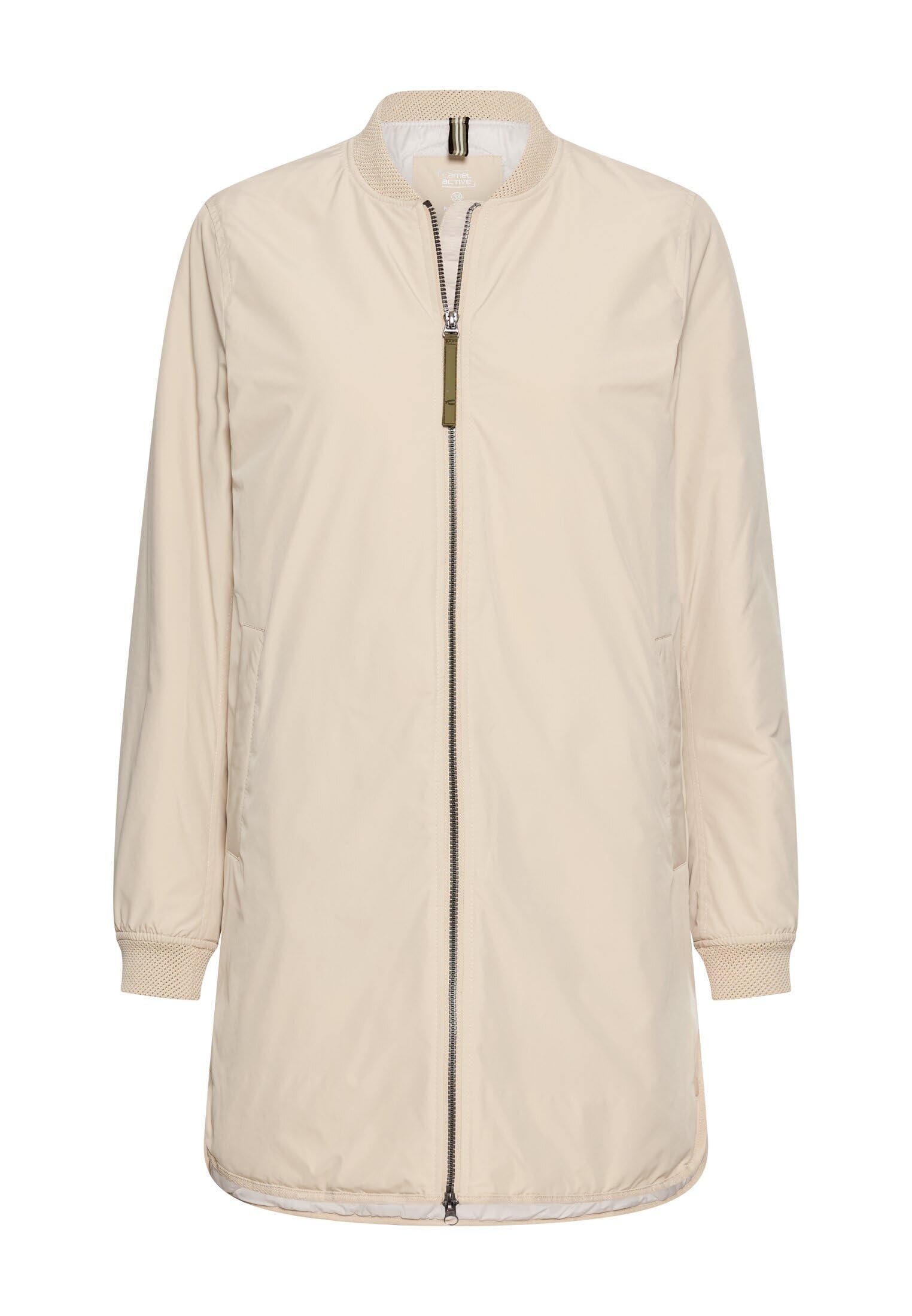 camel active Damen Wasserabweisender Mantel aus reinem Polyester