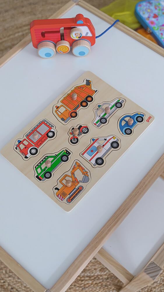 Amazon.co.jp: Steckpuzzle Verkehrsmittel: 30 x 21 cm, Sperrholz, 8