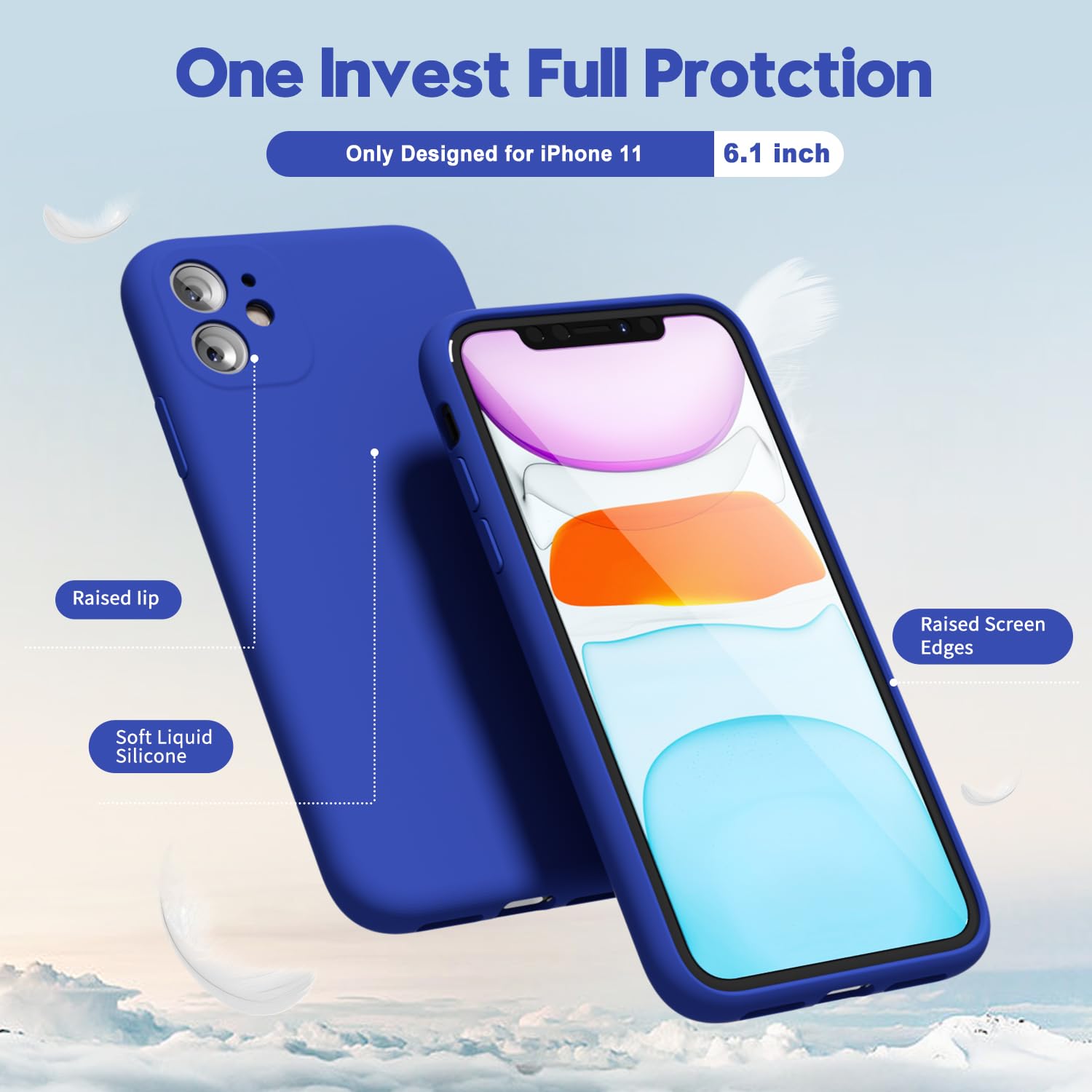 oakxco for iPhone 16 Pro Max Case Liquid Silicone, Soft Rubber Gel Elegant Aesthetic Basic Simple Cover, Cute Thin Slim TPU Matte Solid Color Plain Smooth Case for Women Girl, Light Pink — view 264