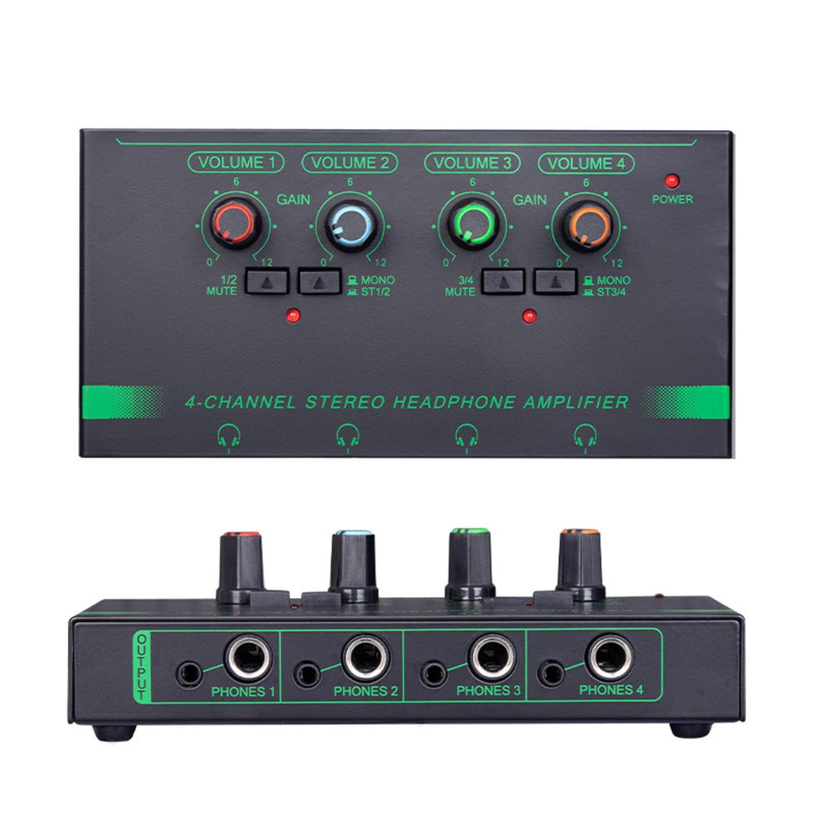 4 Channels Headphone Power Amplifier Portable for Club Sound Mixer Recording Consumer Electronics | TV, Video & Home Audio | Home Audio Stereos, Components | Amplifiers & Preamps-image-8