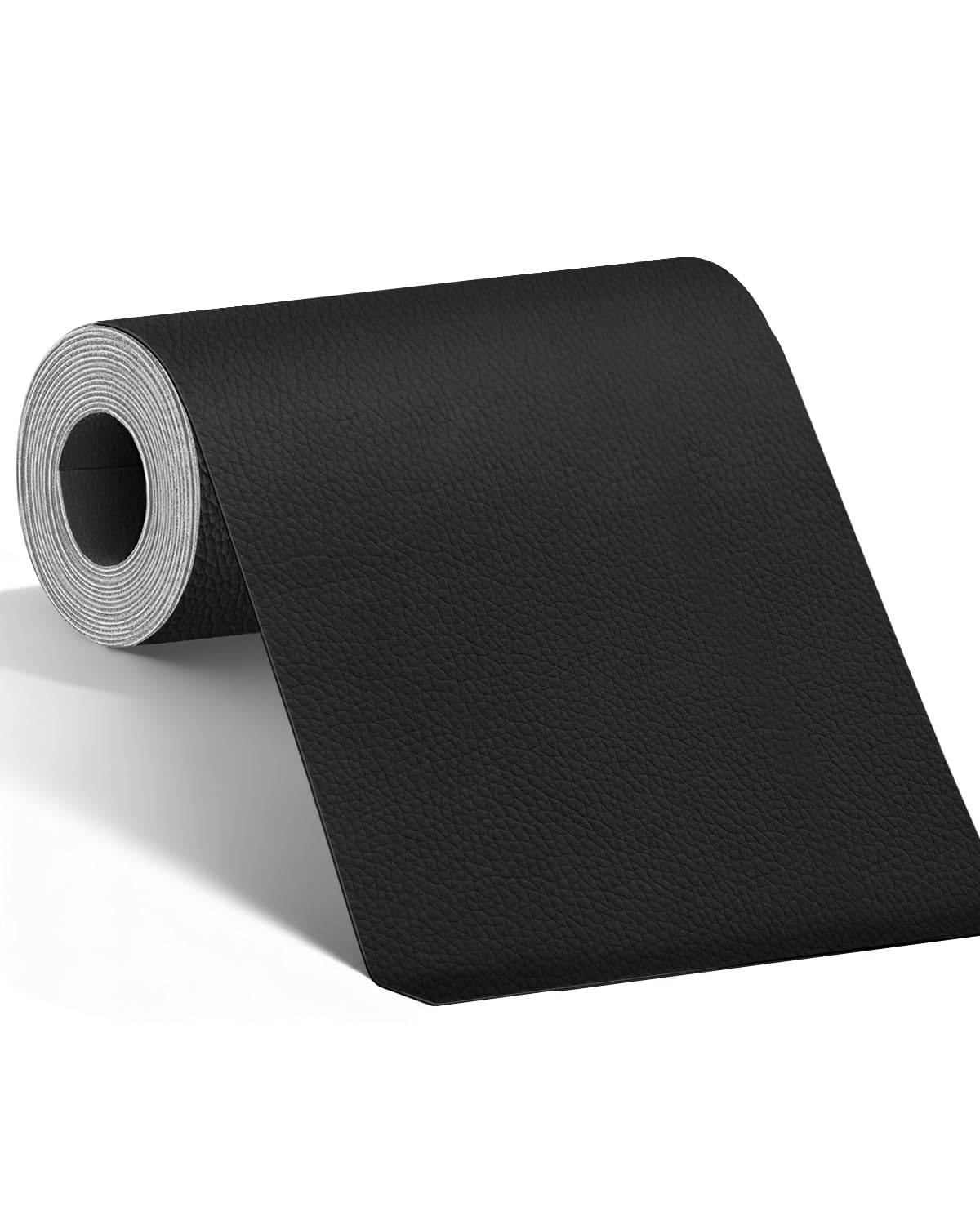 BOUYEER Pelle Adesiva per Riparazioni, 60x180 CM ecopelle toppe adesive per tessuti, Set Riparazione Ecologico & Senza Odori per Mobili/Divano/Sedili Auto/Borse/Restauro, Nero