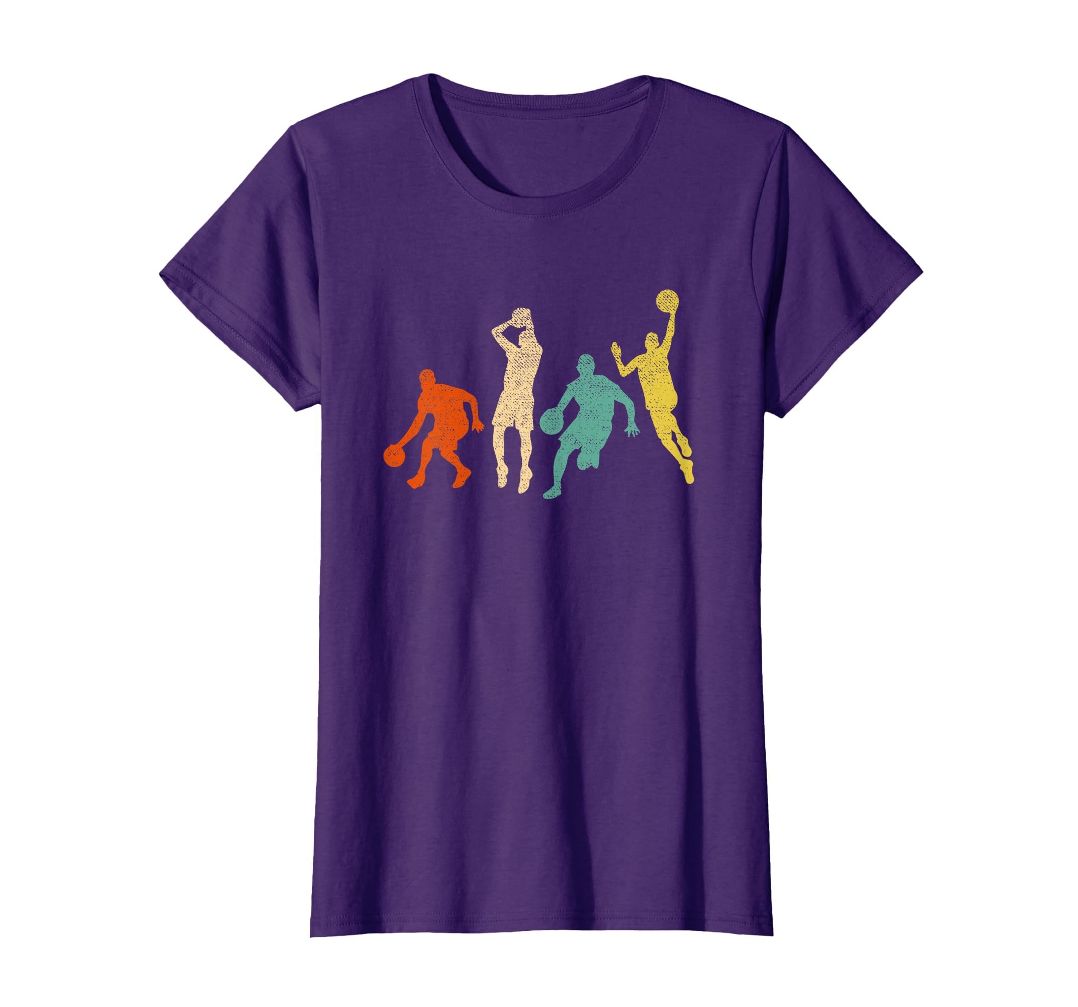 Vintage Basketball Ball Graphic Design Basketball Fan Player T-Shirt