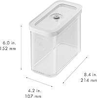 Vista 3 de ZWILLING Fresh & Save CUBE - Organizador de almacenamiento, 6.6 ft, 2 cuartos de galón, organizadores y almacenamiento de despensa, plástico