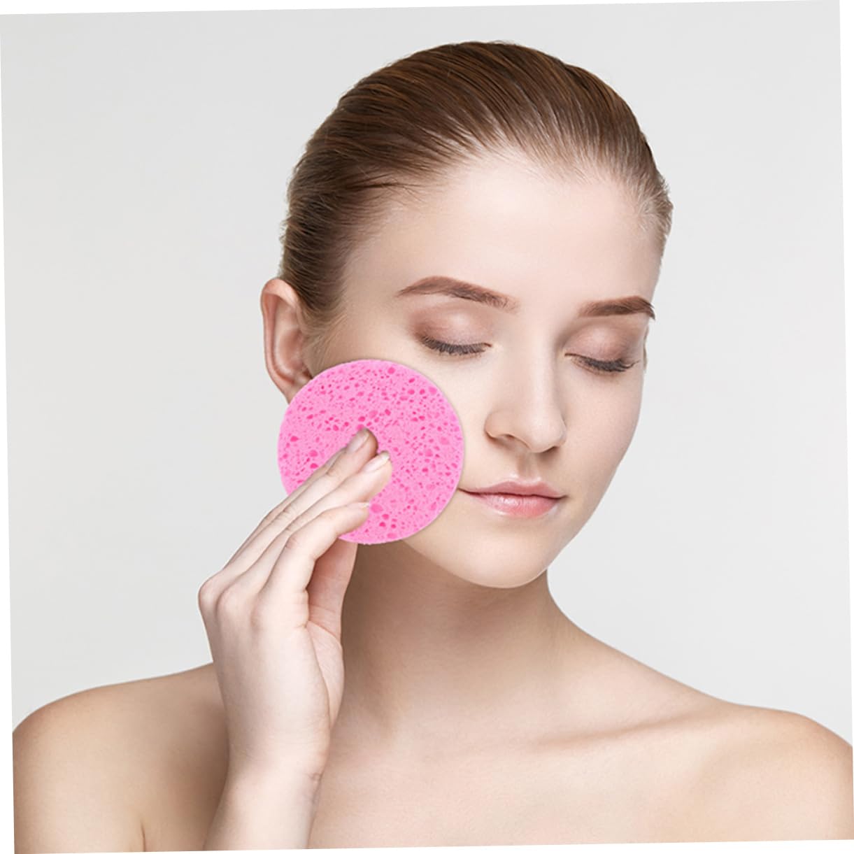 FOMIYES 5 Sets -entferner Waschschwämme Gesichtsreinigung Reinigungsschwämme für Das Gesicht Wiederverwendbarer Peelingschwamm Gesichtsschwamm-set 20 Stück * 5
