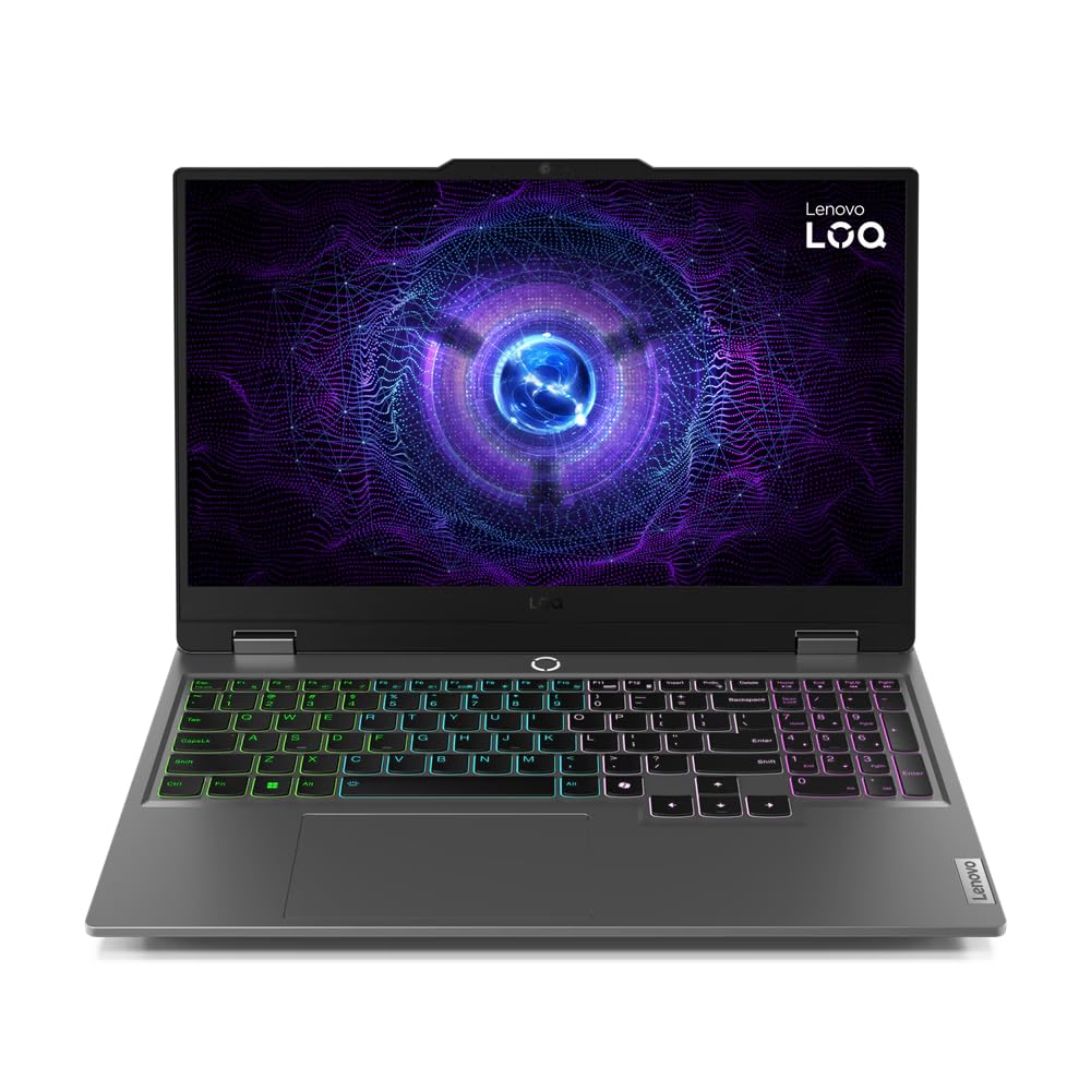 LOQ 15IRX9 Gaming Laptop - 13th Intel Core i7-13650HX 14 Cores, AI Chip:LA1, NVIDIA GeForce RTX 4050 6GB GDDR6 Graphics,16GB DDR5 RAM,1TB SSD, IPS 300nits 144Hz,Luna Grey (US Version)