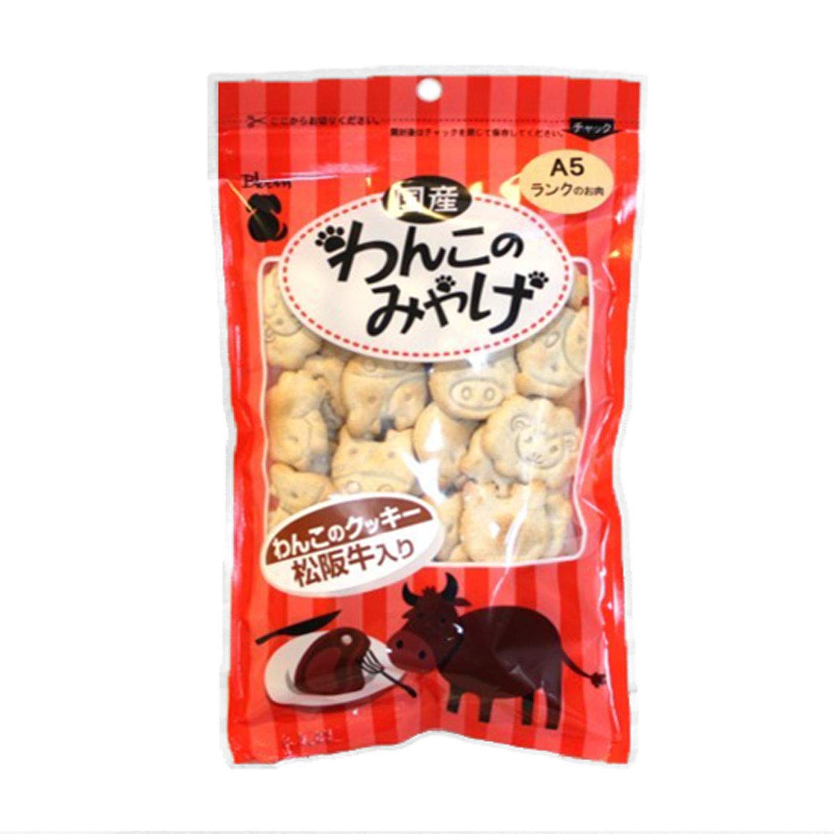 Amazon | わんこのみやげ 犬用おやつ クッキー 松坂牛 80g | わんこの