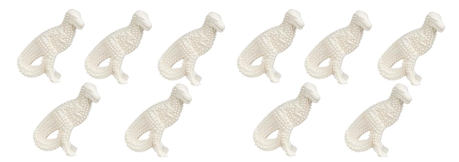 Dog Chew Toys Dental Durable Dinosaur Tyrannosaurus Rex Helps Clean Teeth and Gums 10 Toys