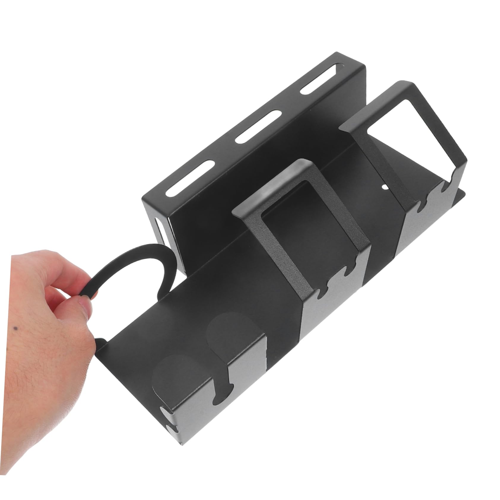 Portaspazzolino in Acciaio Diviso Per Dentifricio Supporto Da Bagno Multifunzionale Organizer Installazione