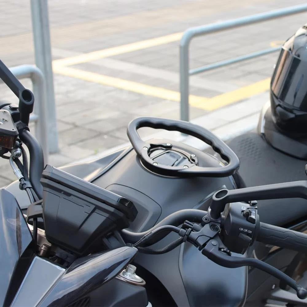 Poignées de Maintien pour Moto pour CFmoto 800NK 2023 NK 800 Moto Réservoir Carburant Poignée Maintien Et Support NK800 800-NK Accessoires Selle Arrière(Noir)