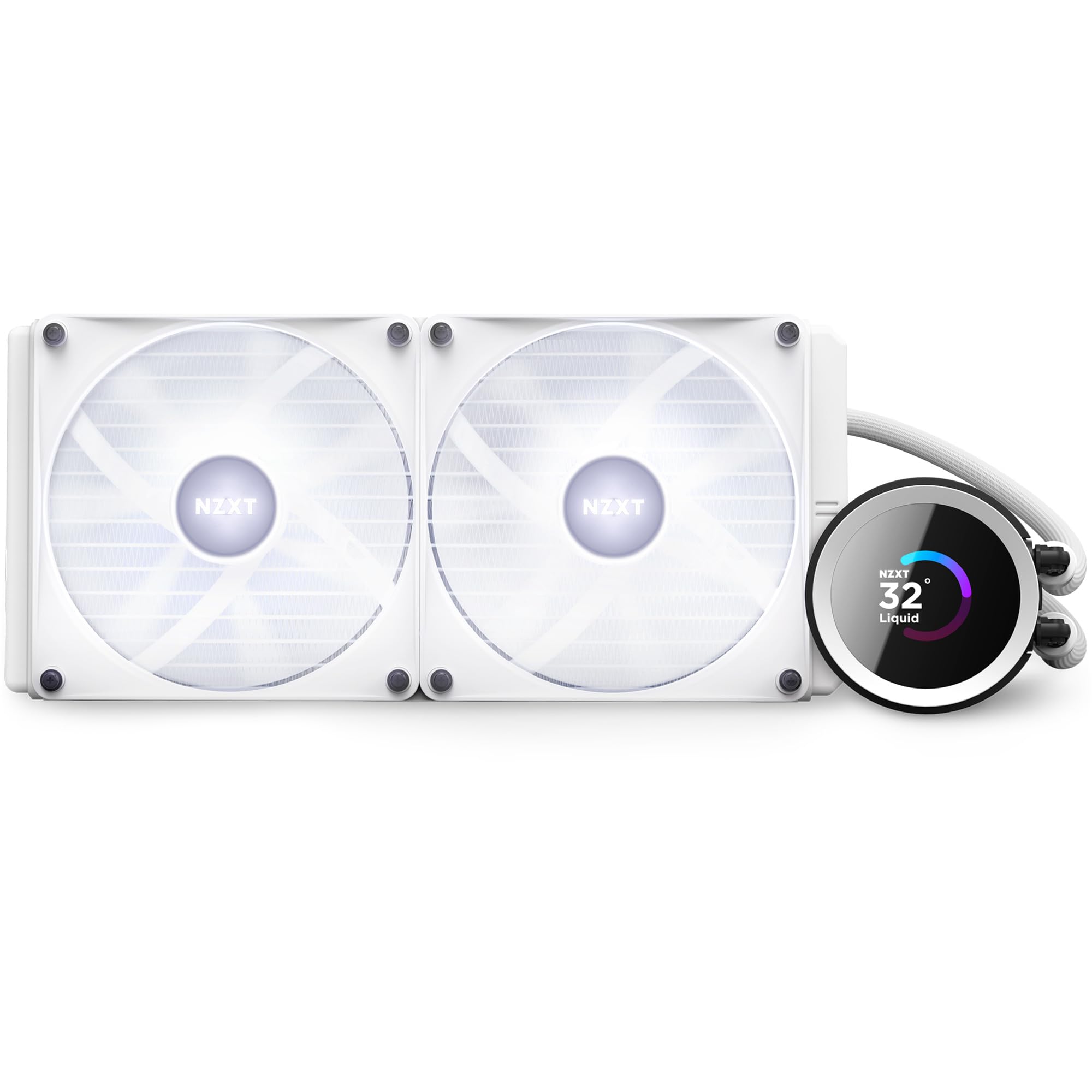 WATER COOLER NZXT KRAKEN 280 RGB COM 2 FANS BRANCO | Amazon.com.br