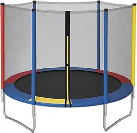 Cama Elástica Pula Pula 1,8m Trampolim Infantil Fechamento Zíper C/Lona reforçada