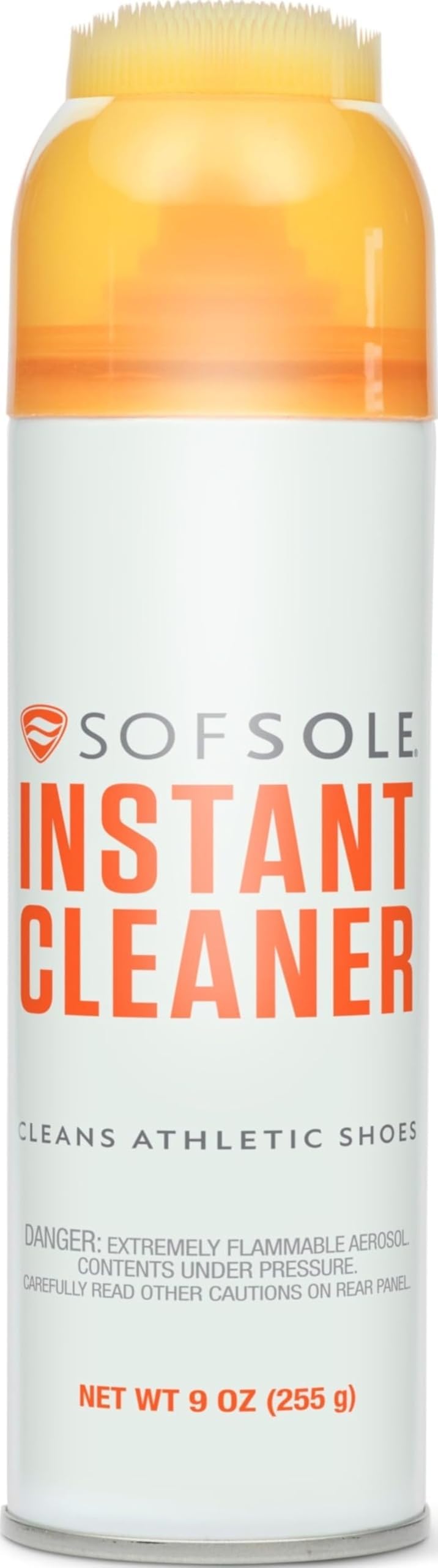 Instant Cleaner Foaming Stain Remover for Athletic Shoes, 9-Ounce Black