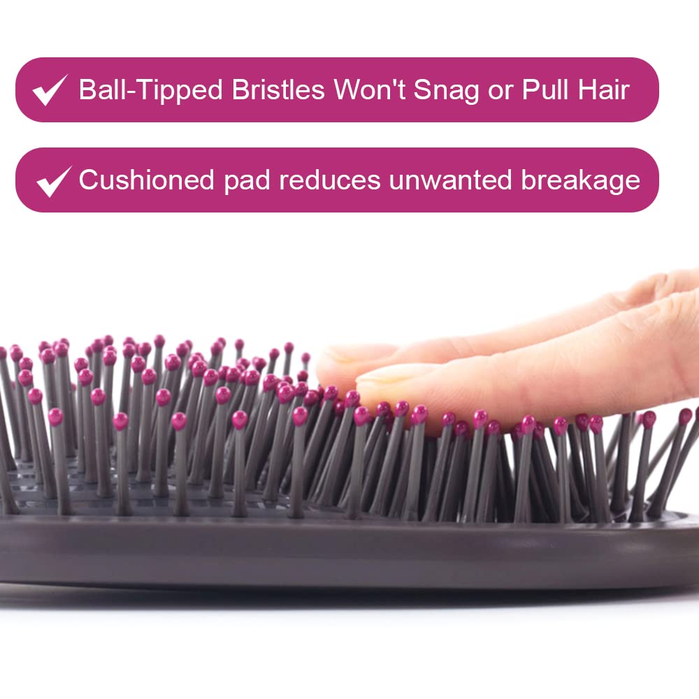 Spazzola per capelli professionale per districare, asciugare e lisciare la spazzola per capelli grande per tutti i tipi di capelli, spazzola per capelli da donna