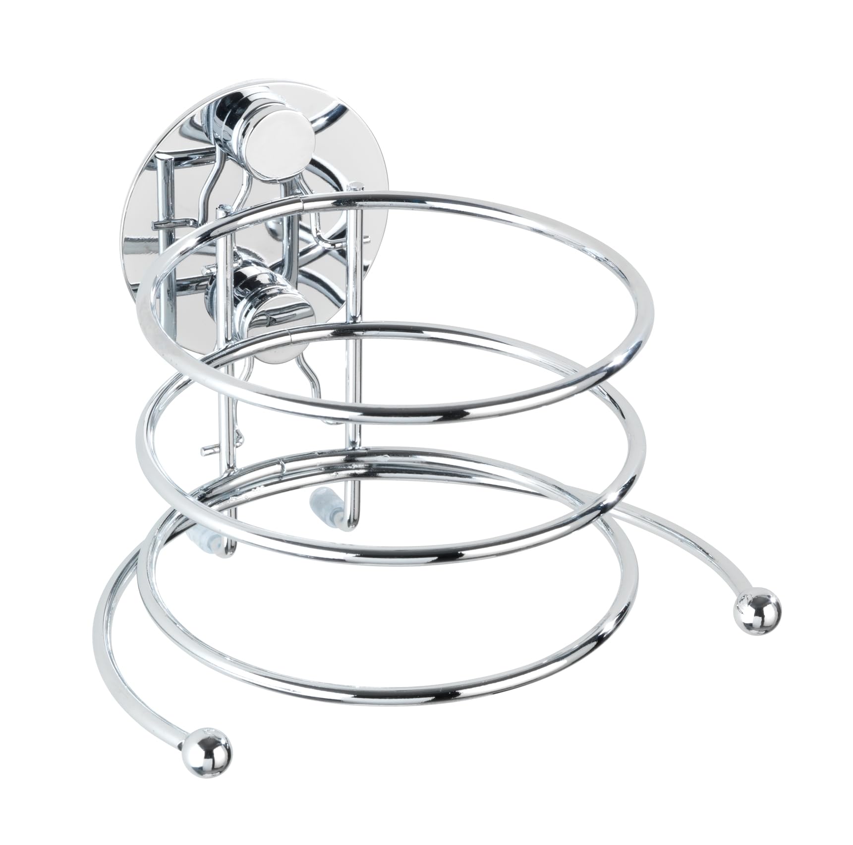 Wenko Turbo-Loc Soporte para Secador, Acero, Plateado, 11.5x14x7.5 cm