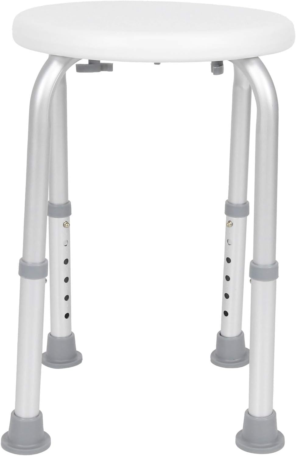 Shower Chair for Inside Shower, Round Bath Shower Chair, Height Adjustable Non Slip Shower Stool, Round Chair Shower Seat for Elderly