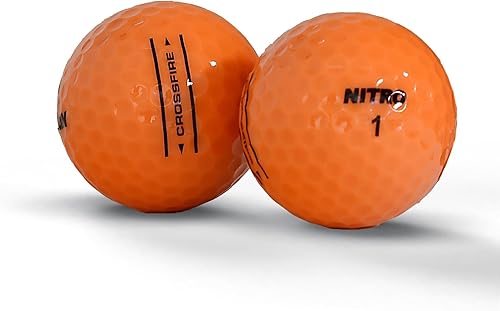 Miniatura 2 de Nitro Crossfire 45 - Pelotas de golf, paquete de 45, color naranja