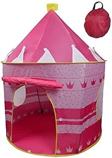 POCO DIVO Crown Princess Castle Girls Outdoor Tent Pink Indoor Play House