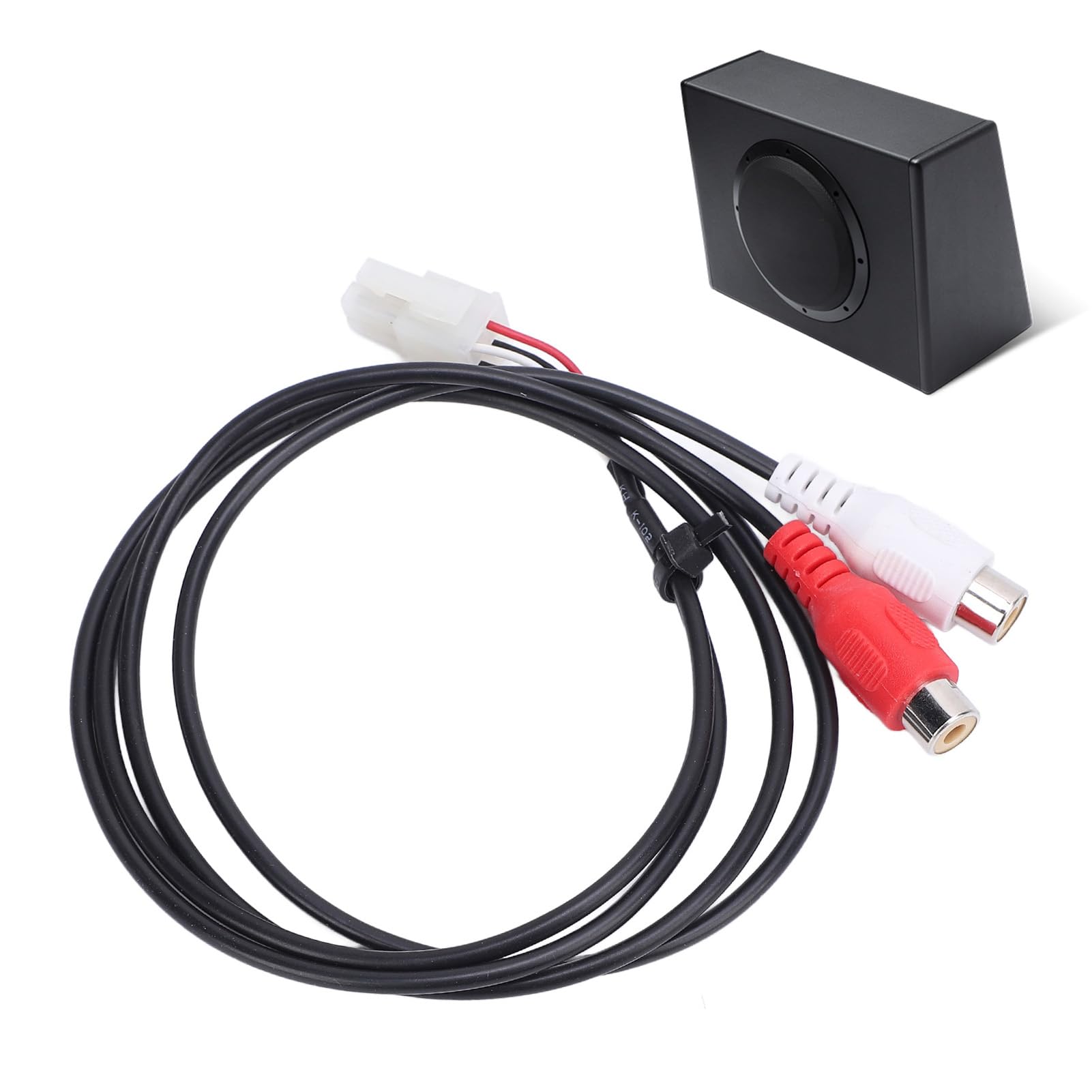 Srliya Signaleingangs-Kabelbaumauto-Signaleingangsgurt Verbessern die Klangqualität für Rockford Fosgate Punch P300-10 P300-12 Amplified Subwoofer-Gehäuse