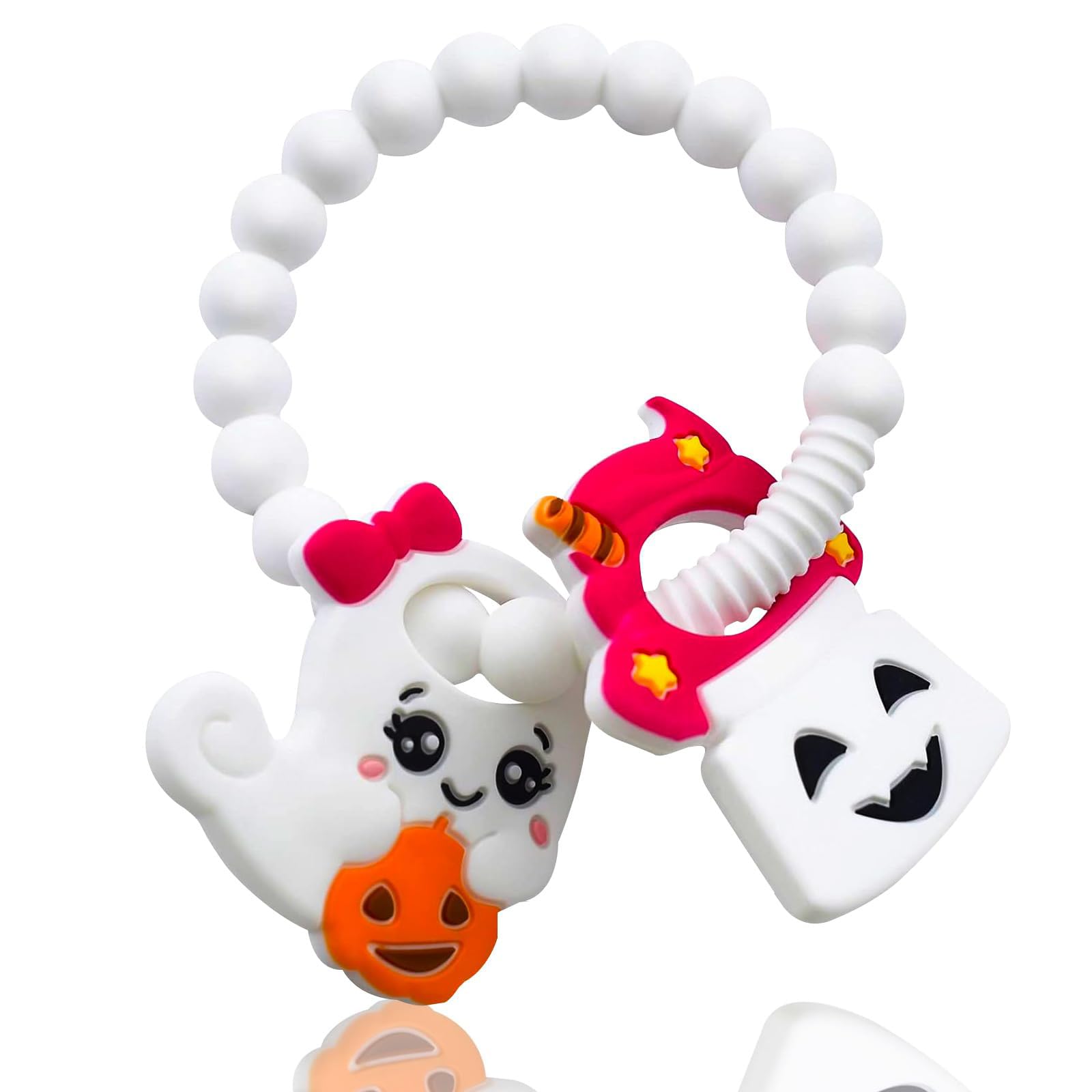 Silicone Halloween Baby Teething Toys, Halloween Teethers Gifts for Kids