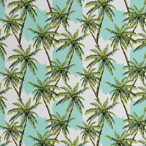 Papier peint palmier tropical autocollant pour masquer les défauts des murs - 2