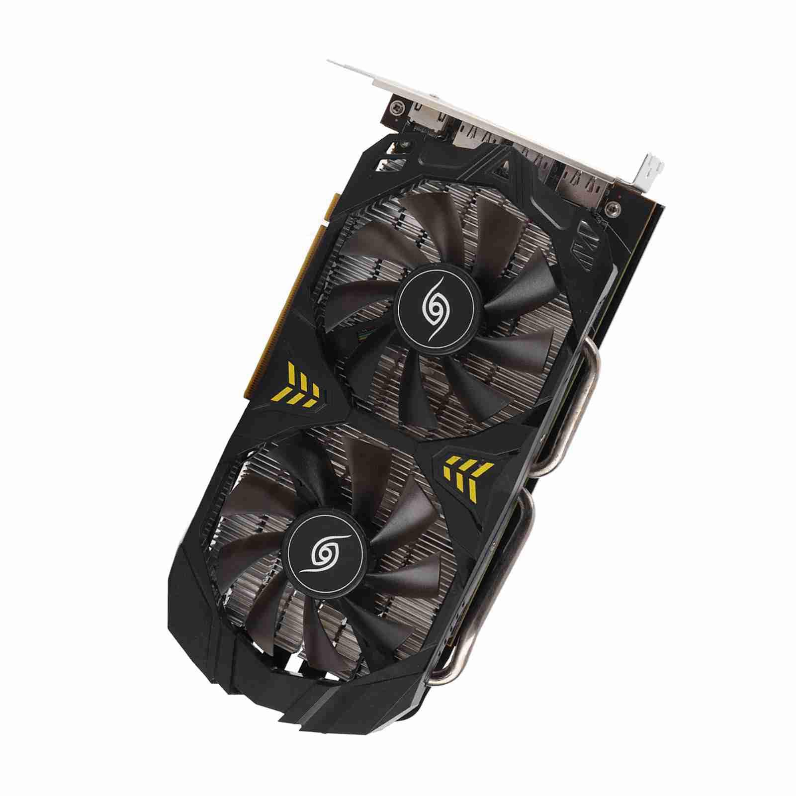 Scheda Grafica 8G GDDR5 1244 MHz - Doppia Ventola, 256 Bit, 3 Uscite, PCIe 2.0 per PC da Gioco