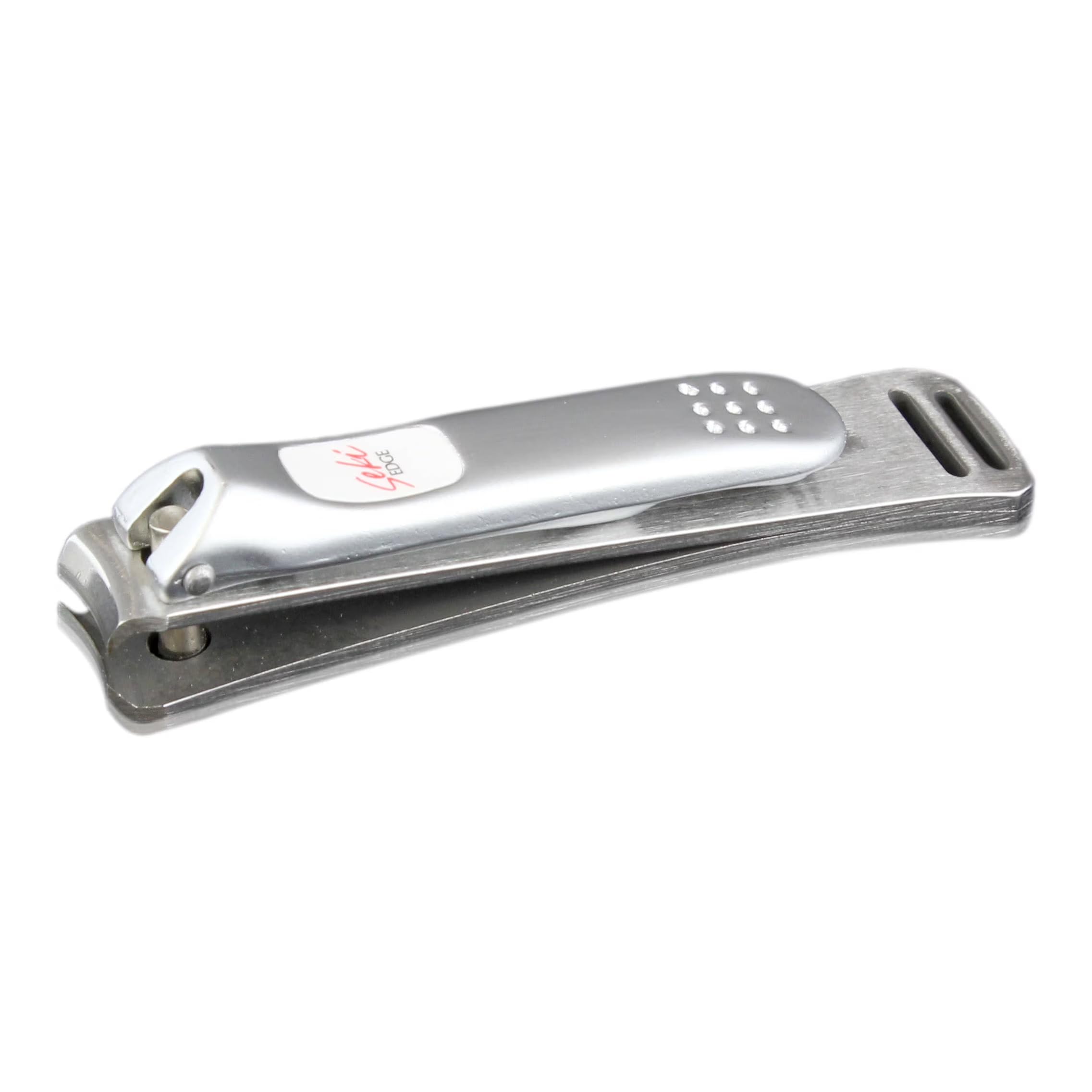 Seki EDGE SS-106 | Made in Japan | Coupe-ongles compact pour ongles des mains | Coupe-ongles en acier inoxydable extra-tranchant 68 mm | Coupe nette sans écraser ni déchirer, inoxydable, durable