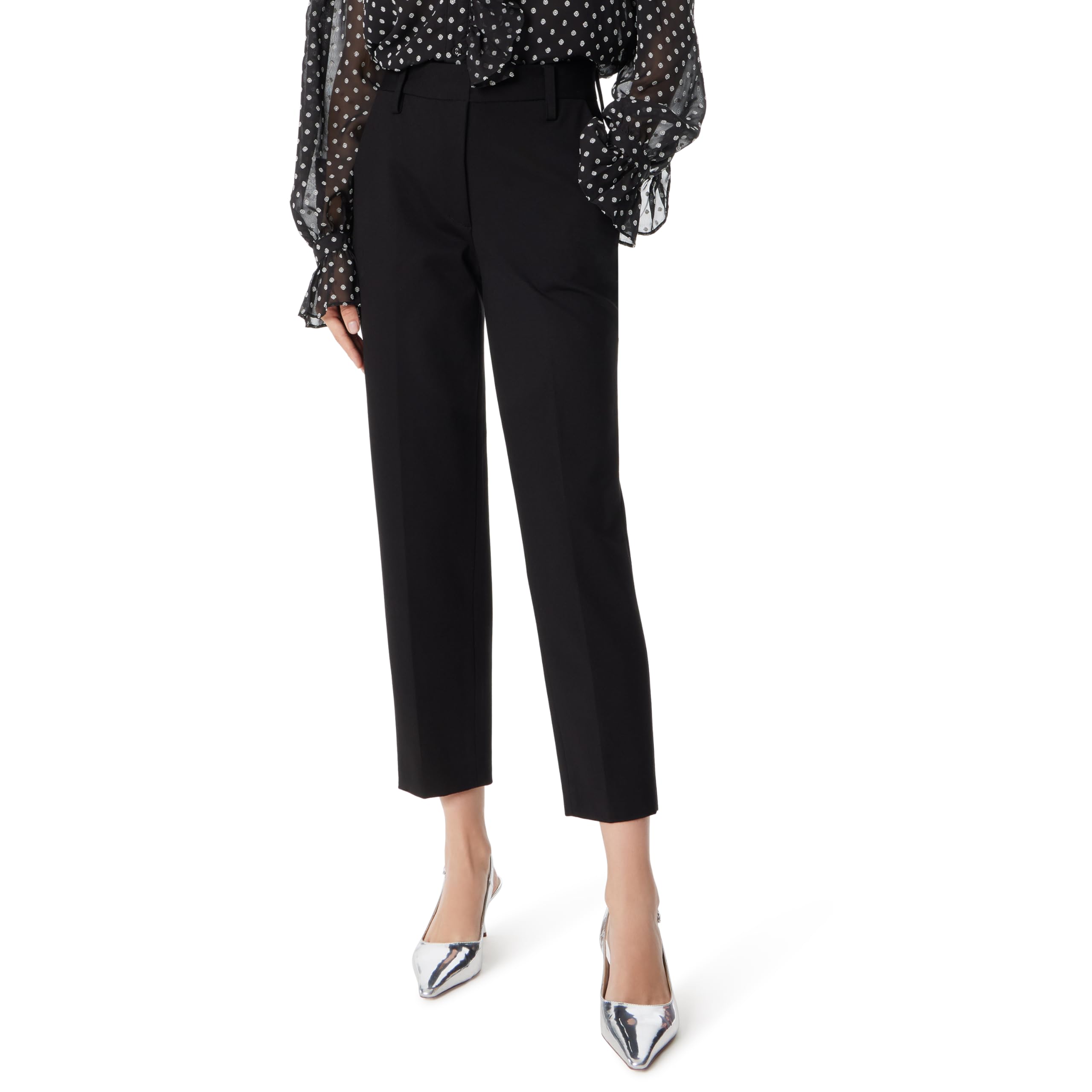 Sam Edelman Womens Norah High Rise Slim Fit Trouser Ankle Pant Standard