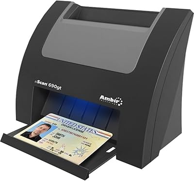 Ambir Nscan 690GT Duplex ID Card Scanner WAmbirscan for Athenahealth