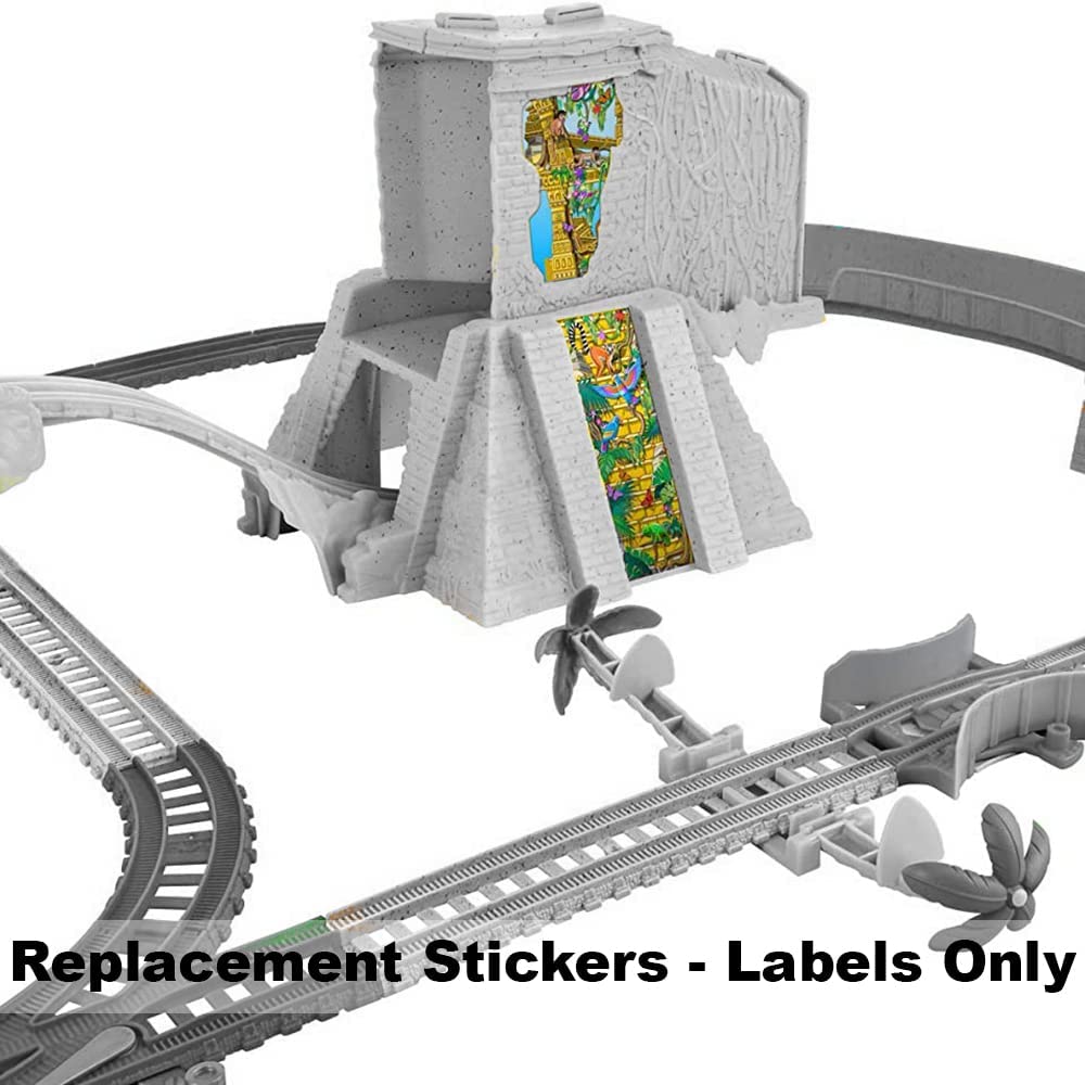 Replacement Parts for Fisher-Price Thomas & Friends Track-Master Turbo Jungle Train Playset - FJK50 ~ Replacement Stickers / Labels