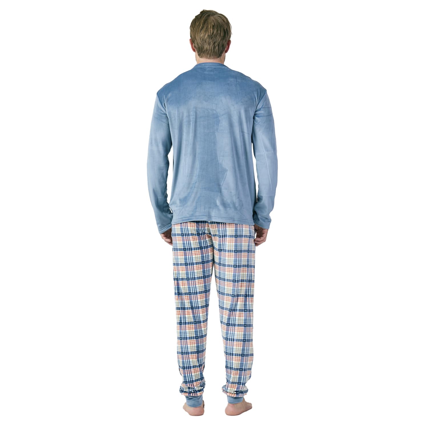 Munich Pijama Terciopelo Manga Larga MU3 para Hombre