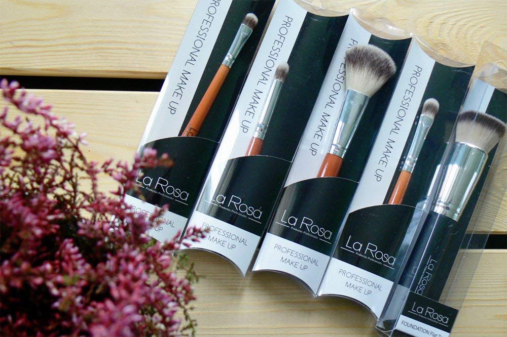 La Rosa Face Powder Brush, Black - Image 4