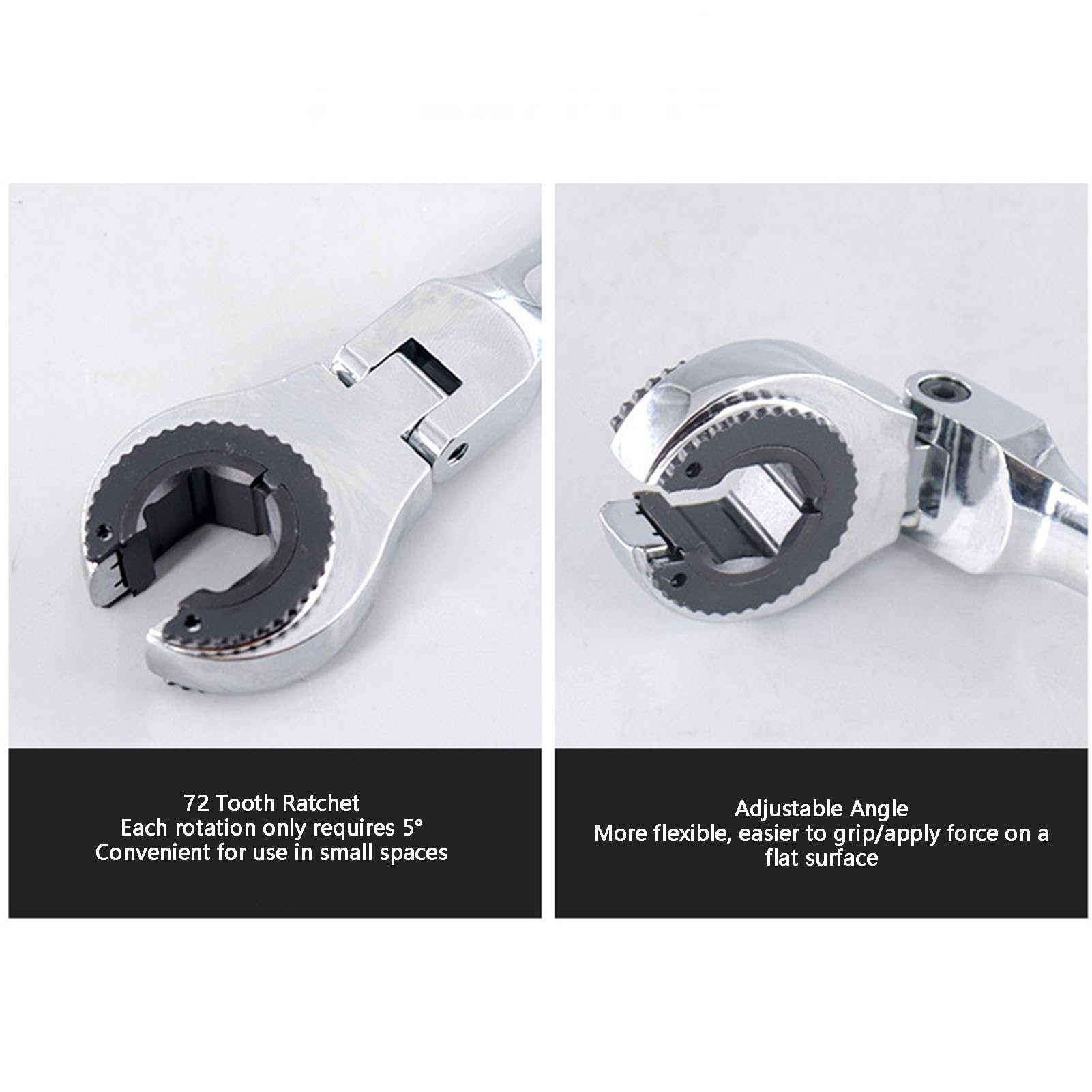 Akozon Chiave a Cricchetto a Testa Aperta da 19 Mm