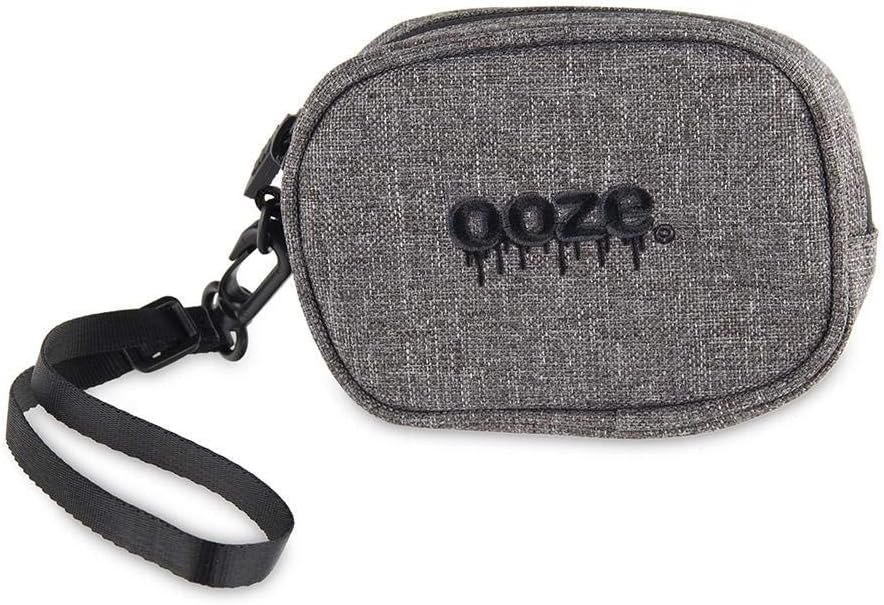 Ooze Smell Proof Wristlet Pouch Smoke Gray - Luggage Bags -3 X 5 X 1.5- Smell Proof Bag with Lock - Carbon Lining - Discreet Travel Bag - Odor Proof Bag - Scent Proof Bag - Herb Guard - Toiletry Bag
