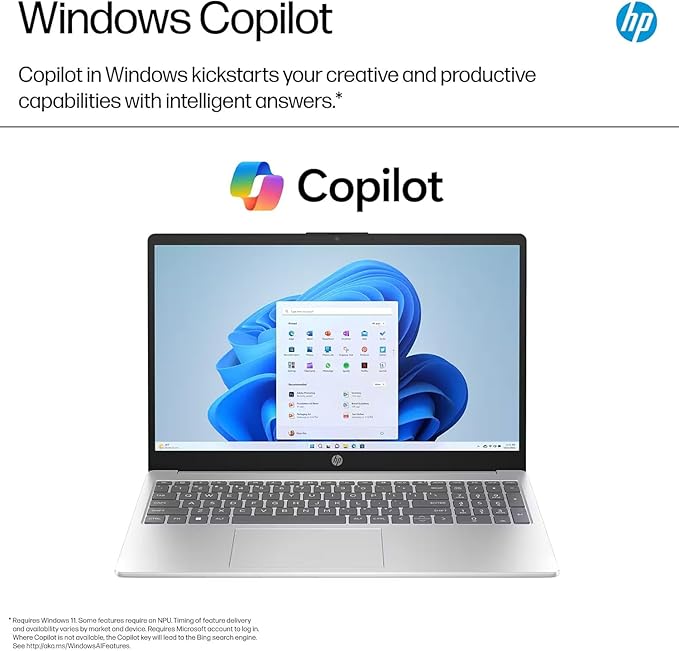 HP 15.6" Laptop Táctil Core i3-1215U 32GB RAM 1TB SSD Win 11 Pro miniatura 7