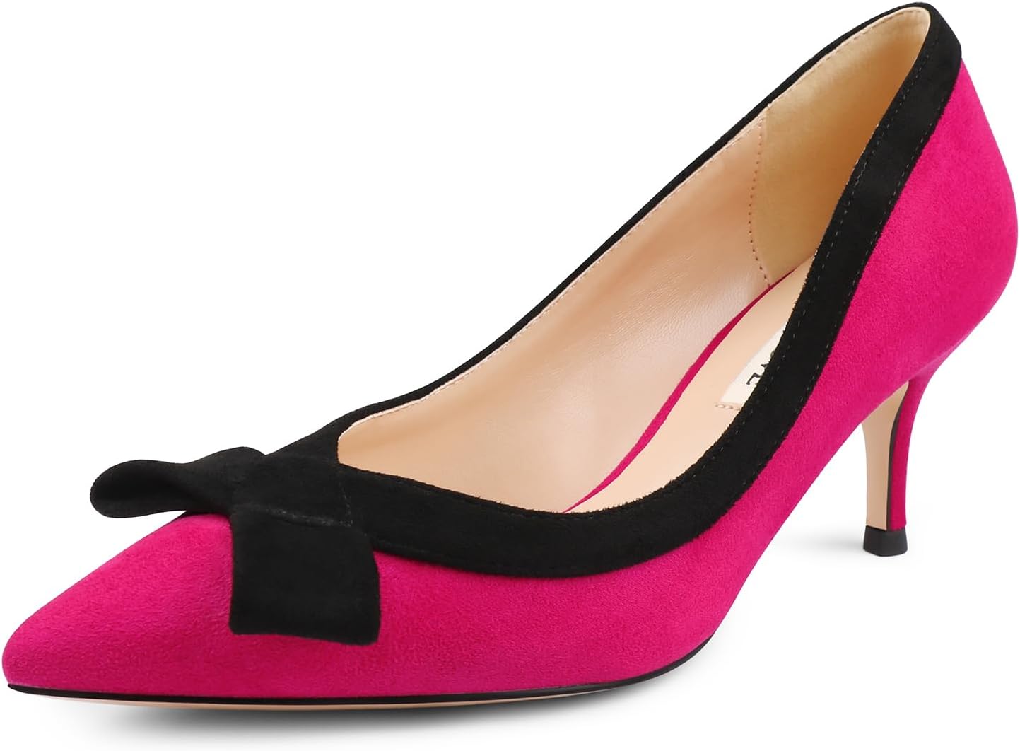 JOY IN LOVE Women's Shoes Low Heels Pointy Toe Kitten Heel Daily Pumps