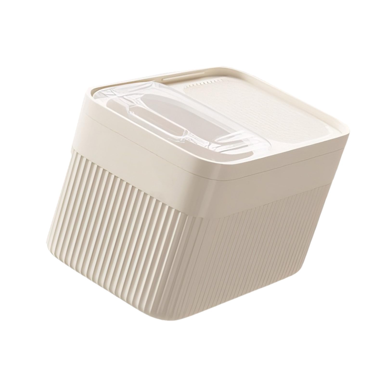 Qusinfc Pet Food Storage Container with Great Seal Large Capacity Includes Measuring Cup PP Food Storage Bin for Dog Cats Cats Container