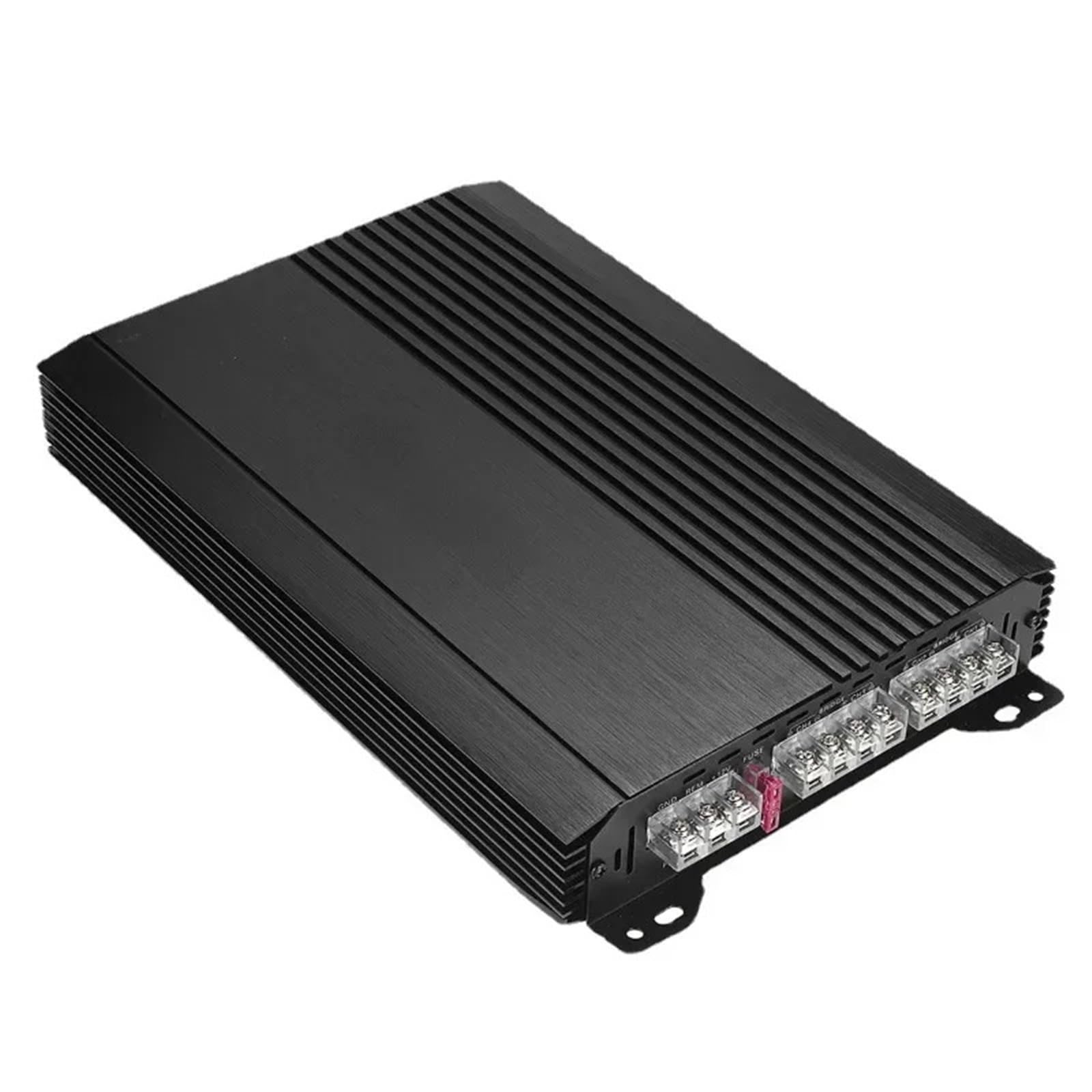 Amplificador, Negro 4 Canales Coche DC12V Alta Potencia 4x60W aleación de Aluminio Completo Sonido Amplificador subwoofer modificación de Audio del Coche