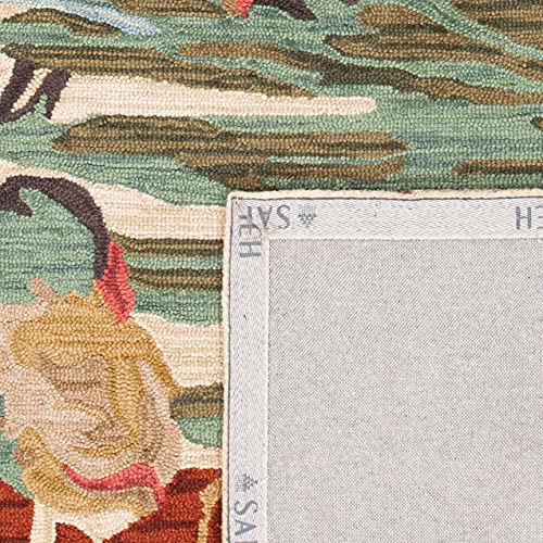 SAFAVIEH Jardin Collection Runner 2'3" x 7',  Ivory y Multi miniatura 7