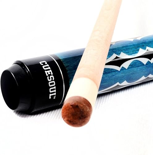 Miniatura 4 de Cuesoul - Juego de tacos de billar de arce, punta de 11.5 mm13 mm- 0.45 pulgadas 0.5 pulgadas, 58 pulgadas, 19 onzas, 12 peso ajustable