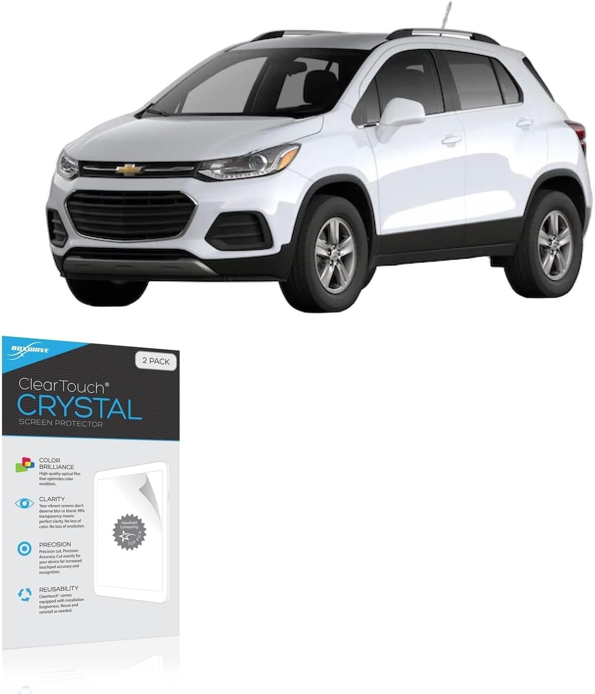 BoxWave Screen Protector Compatible with Chevrolet 2026 Trax Display (11 in) - ClearTouch Crystal (2-Pack), HD Film Skin - Shields from Scratches