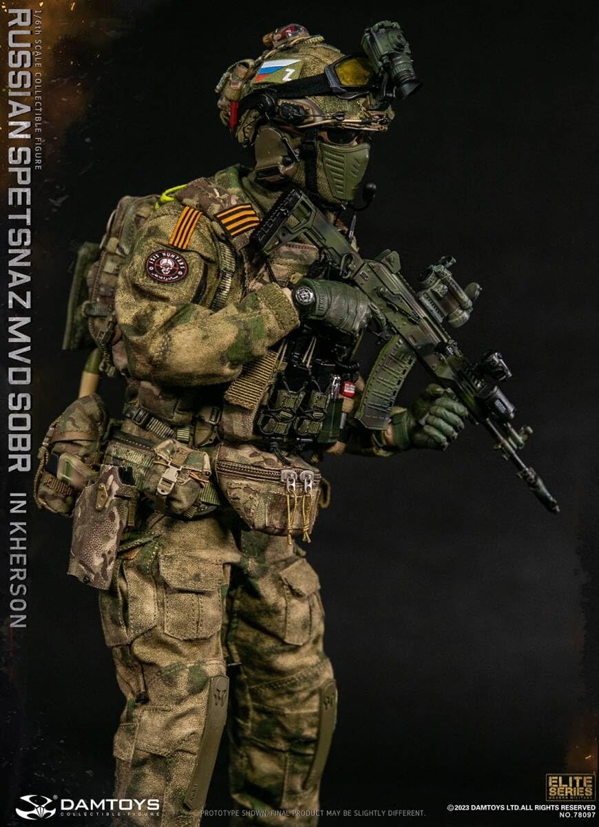 Amazon | DAMTOYS 1/6 RUSSIAN SPETSNAZ MVD SOBR IN KHERSON 未開封